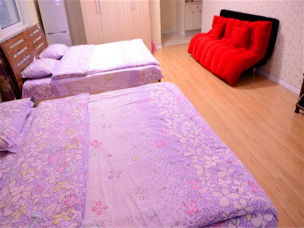Green Express Apartment Harbin West Railway Station Bagian luar foto